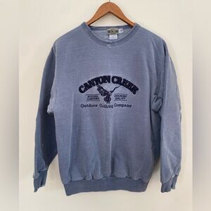 Vintage Canyon Creek Blue Men's Sweater